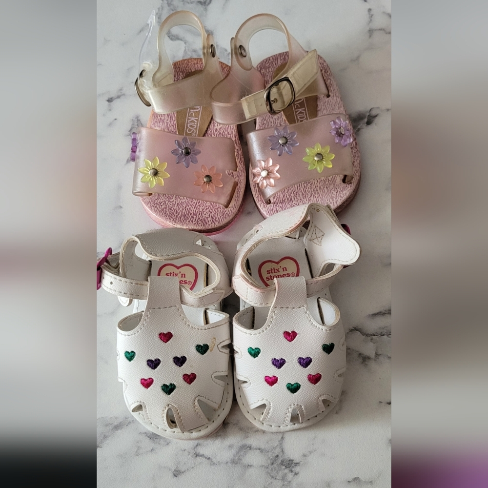 NWOT BABY SANDALS BUNDLE 2